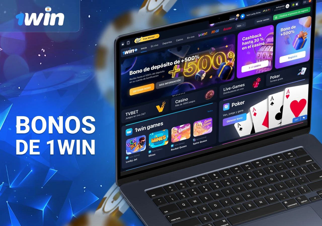 Bonificaciones en la casa de apuestas de casino en línea 1Win