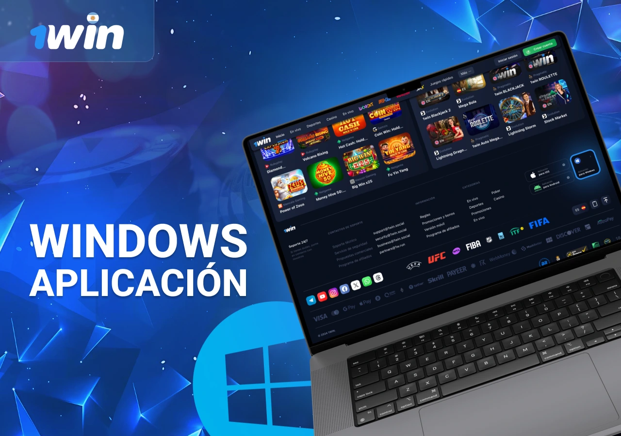 Aplicación bookmaker para dispositivos Windows