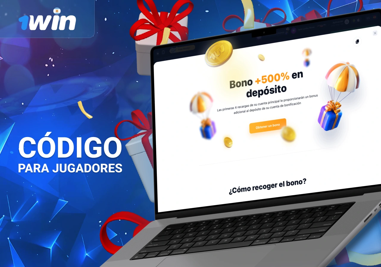 Código de bono para obtener +500% por depósito en 1Win