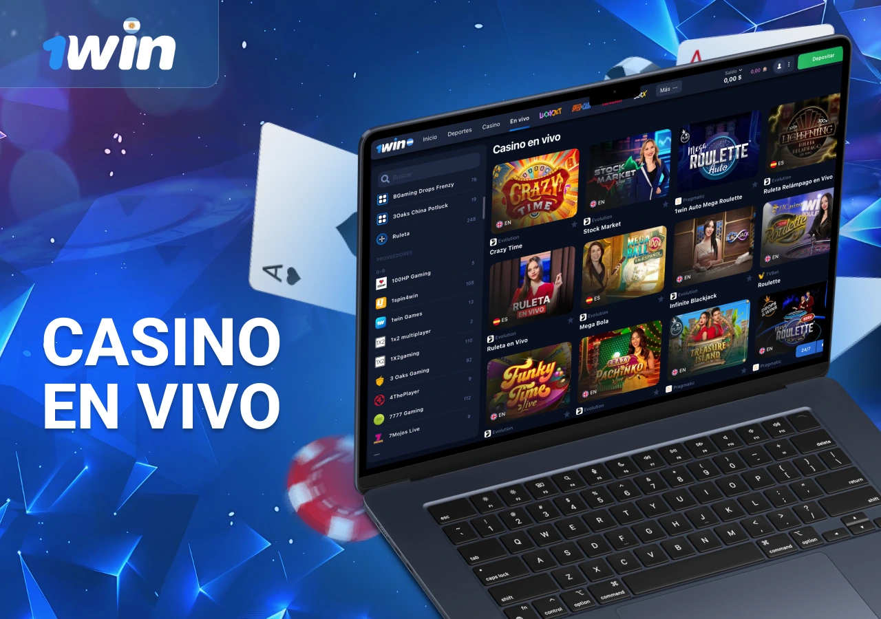 Juegos disponibles para los usuarios en la sección de casino en vivo