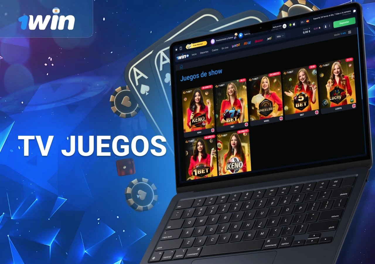 Juegos de TV en la plataforma de la casa de apuestas 1Win