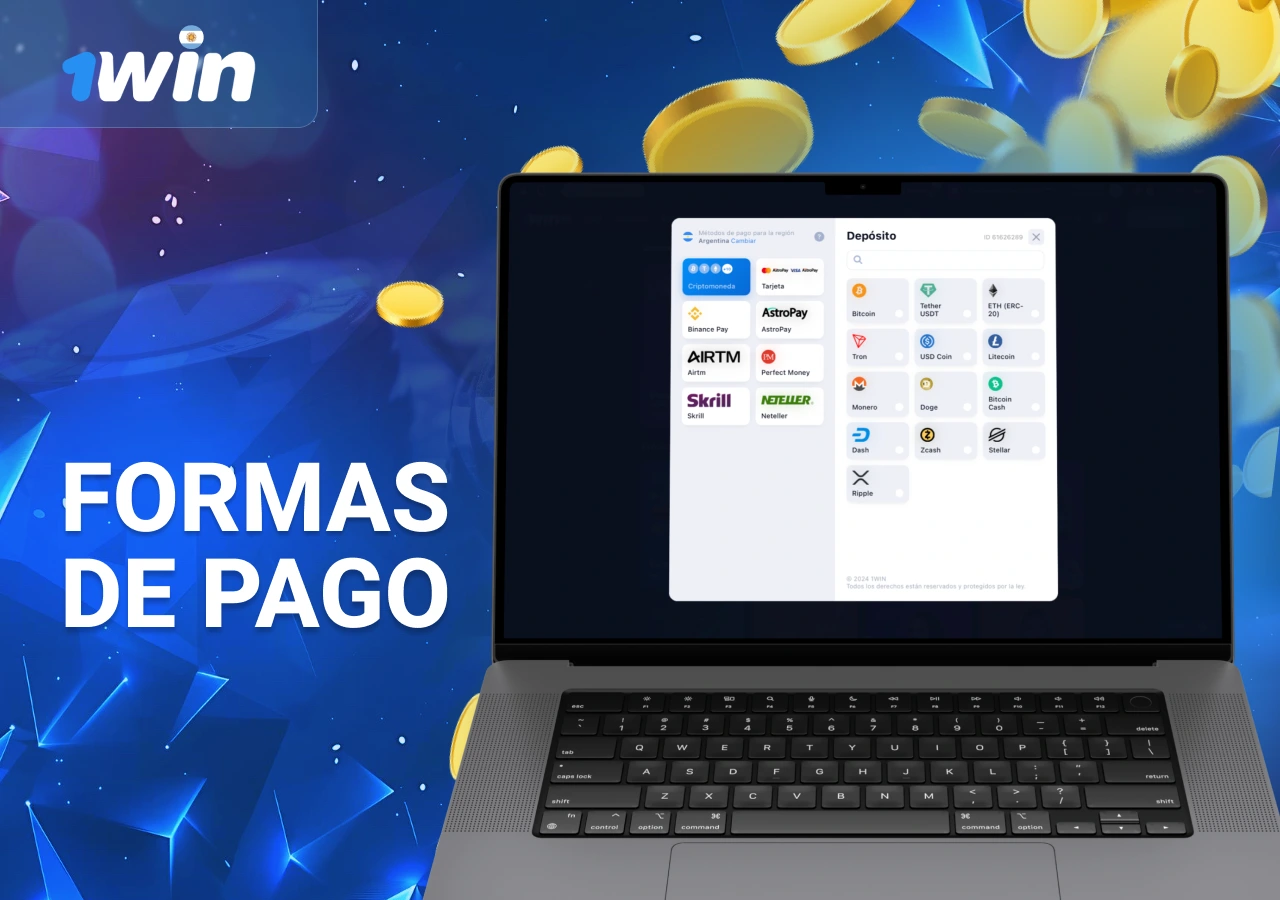 Formas de pago para usuarios de 1Win Argentina