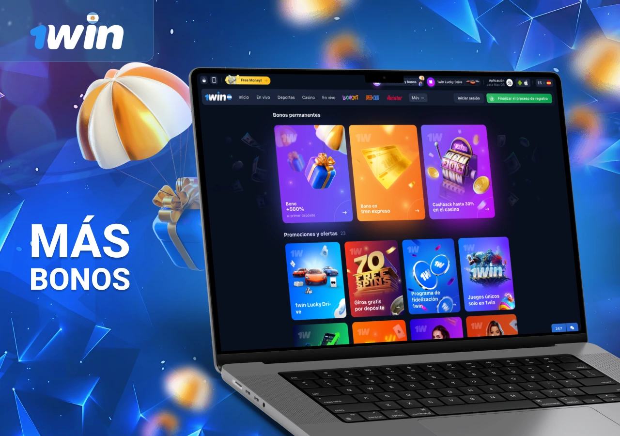 Diversas ofertas de bonificación para los usuarios de 1Win