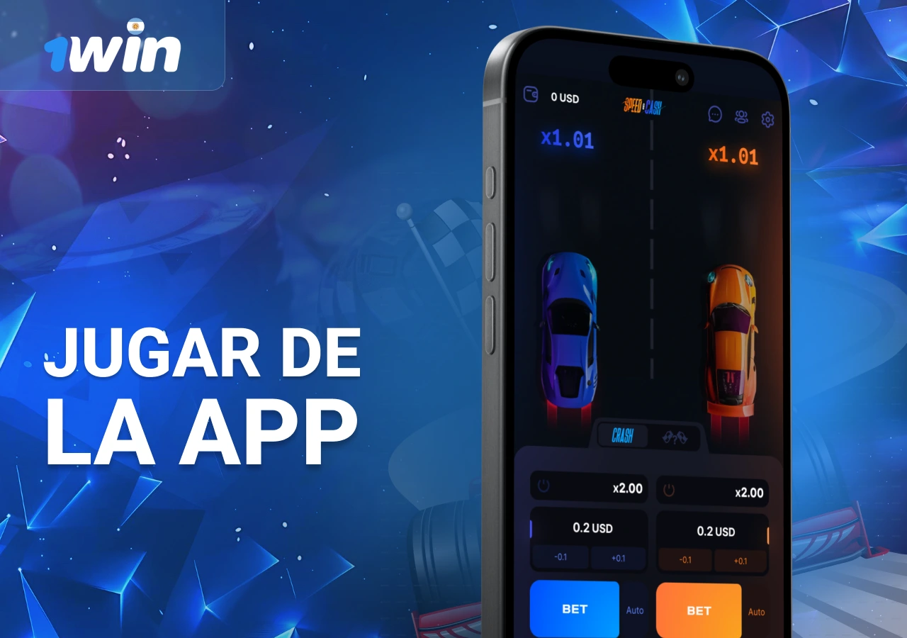 Juego Speed-n-Cash en la aplicación móvil de la casa de apuestas