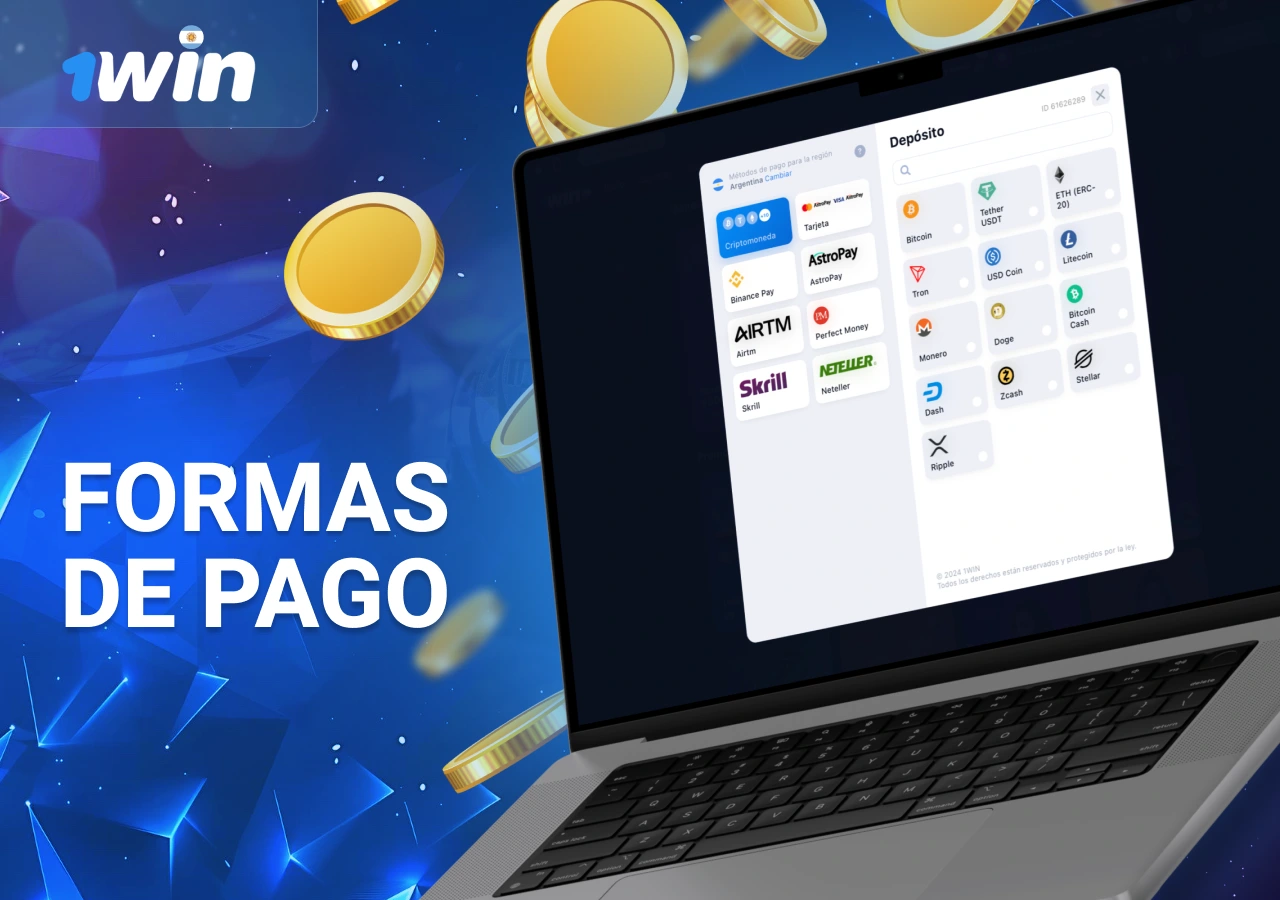 Métodos de depósito y retirada en 1Win Casino